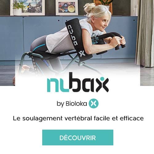 Le Nubax est l'appareil de soin personnel de la colonne vertébrale